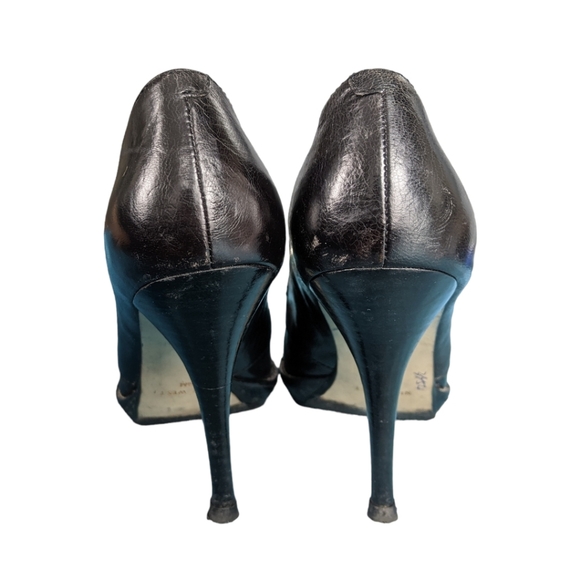 Nine West Leather Heeled Booties SZ 5.5 - Picture 5 of 11